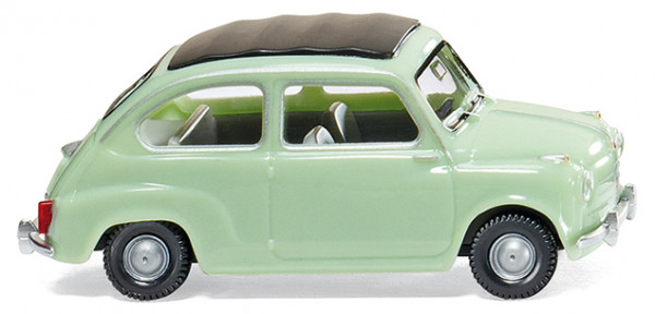 Fiat 600, Modell 1956-1964, weißgrün, Wiking, 1:87, mb