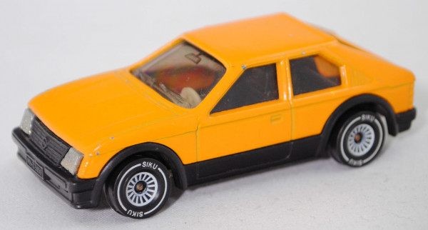 00002 Opel Kadett 1.3 SR (5. Generation, Typ D, Modell 1979-1981), melonengelb, SIKU, 1:55, m-
