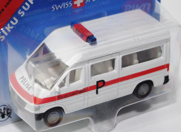 03900 CH Mercedes-Benz Sprinter (T1N, Mod. 95-00) Polizeibus, weiß, POLICE CANTONALE, P28a