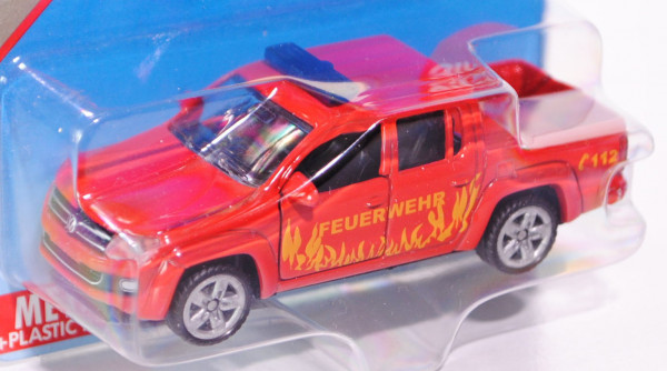 00000 VW Amarok I Pick Up 2.0 TDI Doppelkabine (Typ 2H) Feuerwehr, Modell 2010-, verkehrsrot, innen