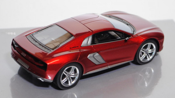 Audi nanuk quattro concept, extremrot, IAA 2013, Looksmart Models, 1:43, Werbeschachtel, limitierte