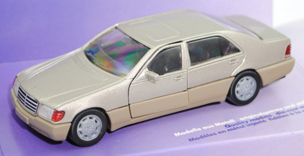 00000 Mercedes-Benz 500 SEL (Modell 91-94), rauchsilbermet., SIKU 1:43, L14a (Stern abgebrochen)
