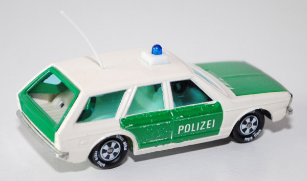 00004 VW Passat Variant (B1, Typ 33, Modell 1974-1977) Polizei-Lautsprecherwagen, cremeweiß/minzgrün