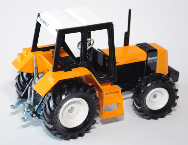 00000 Renault-Traktor TX 145-14 Turbo, melonengelb/schwarz, weiße Felgen, kleiner Lackabplatzer am l