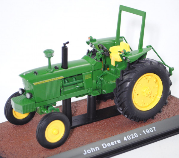 John Deere 4020 DIESEL (Modell 1965-1972, Baujahr 1967), smaragdgrün, EDITION ATLAS, 1:32, mb
