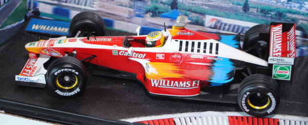 Williams FW21, reinweiß/karminrot/himmelblau, Team Winfield Williams (5. Platz), Fahrer: Ralf Schuma