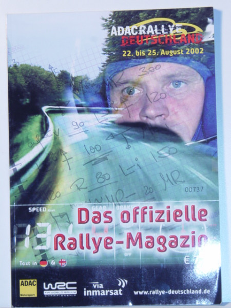 ADAC RALLYE DEUTSCHLAND, 22. Bis 25. August 2002