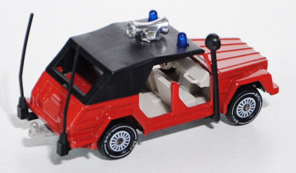00001 VW Typ 181 1600 (Modell 1973-1980) Feuerwehr-Einsatzleitwagen, korallenrot, innen lichtgrau, L