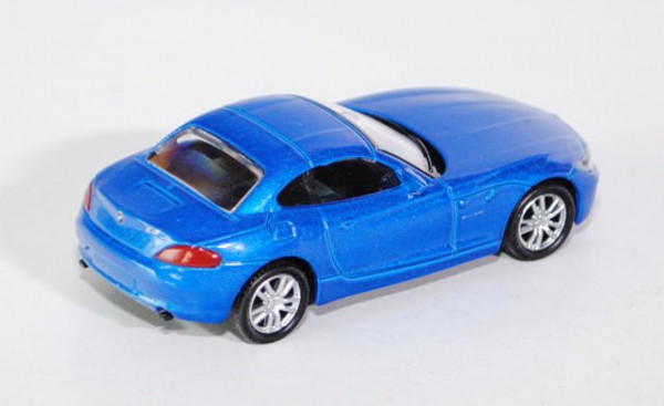 BMW Z4, blaumetallic, innen schwarz, Free Wheel, Unifortune RMZ City, 1:58 (3 inches Scale Model), m