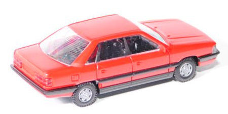 Audi 200 Turbo (C3, Typ 44), Modell 1983-1991, feuerrot, Rietze, 1:87, Werbeschachtel