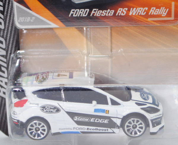Ford Fiesta RS WRC (Nr. 201 B), weiß, Rallye Finnland 2012, Solberg/Patterson, Nr. 201B-2, majorette