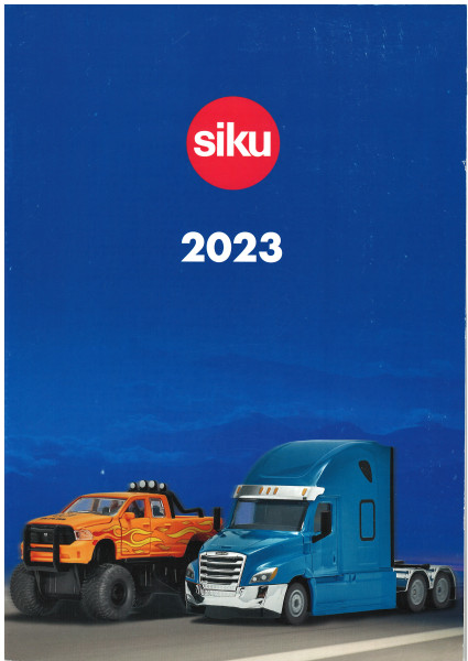00000 Siku-Katalog 2023, DIN-A4, 102 Seiten (Umschlagseiten mit Abnutzungsspuren)