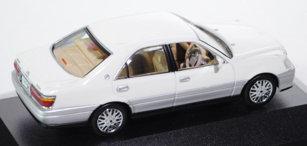 Toyota Crown Royal Saloon G (11. Generation, Typ S170), Modell 1999-2003, cremeweiß/silber, J-collec