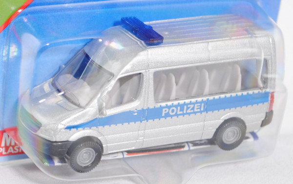 00007 Mercedes-Benz Sprinter II (NCV 3, Baureihe W 906, Modell 2006-2013) Kleinbus Polizeibus, silbe