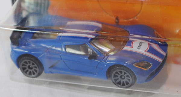 Akylone Hyper Car Concept (Nr. 229C), Modell 2012, verkehrsblau, 006, weiß/rote Streifen über dem Fa