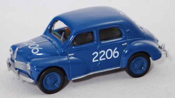 Renault 4CV (Typ R 1060, Modell 1946-1950) Rallye, 21. Mille Miglia 1954, Nr. 2206, Norev, 1:54, mb