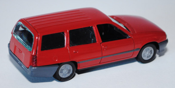 Opel Kadett GL Caravan (Typ E, Fünftürer, Kombi), Modell 1984-1989, feuerrot, Türen + Heckklappe zu