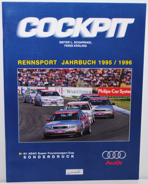 COCKPIT Rennsport Jahrbuch 1995 / 1996, D1 ADAC Super-Tourenwagen-Cup SONDERDRUCK, Dieter L. Scharna