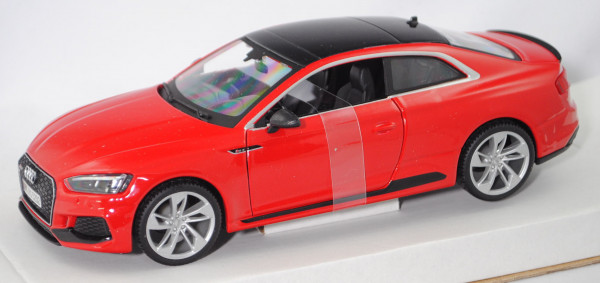 Audi RS 5 Coupé (2. Gen., Typ 9T/F5, AU494, Mod. 2017-2018), misanorot perleffekt, Bburago, 1:24, mb