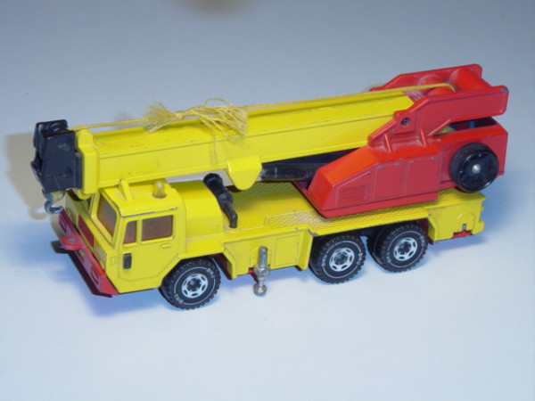 Faun KF 30.31/48 Kranwagen, kadmiumgelb/rot, ohne Druck siku, Kordel gelb, 1 Gelblicht+Spiegel+2 Stü
