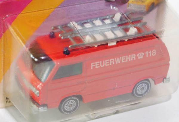 03900 VW Transporter 2,0 Liter (Typ T3) Feuerwehr-Gerätewagen, Modell 1979-1982, verkehrsrot, innen