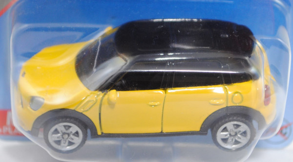 00001 Mini Cooper S Countryman, gelb/schwarz, Frontscheinwerfer silber hinterlegt, B47 offen, P29e