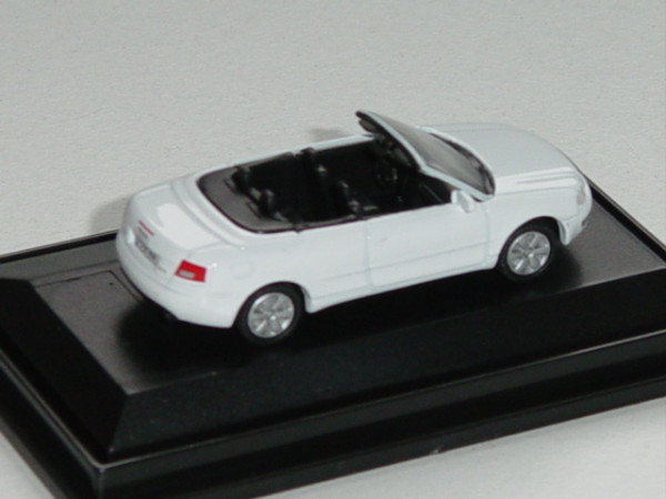 Audi A4 Cabrio, Mj. 2003, weiß, Schuco, 1:87, PC-Box