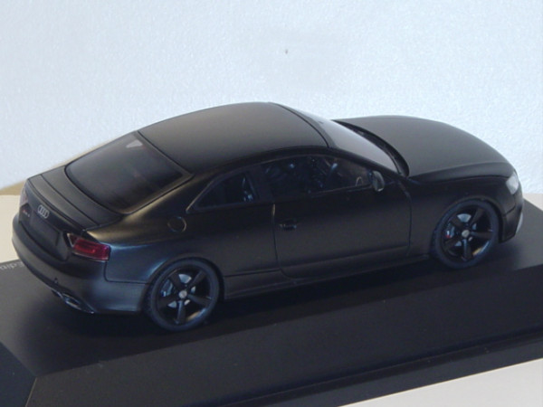 Audi RS 5 concept black, Mj. 2010, mattschwarz, Schuco, 1:43, PC-Box