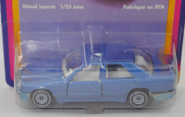 00001 Mercedes-Benz 300 E (W 124, Modell 85-86), h.-violettblaumet., Mittelkonsole glatt, SIKU, P20
