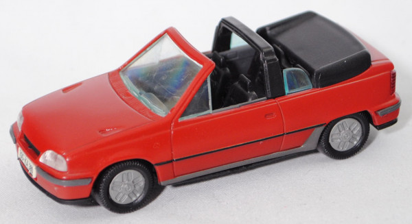 Opel Kadett GSi Cabrio (Typ E, Mod. 87-93), rot (vgl. karminrot beim Original), GAMA mini, 1:43, mb