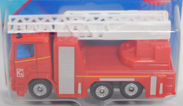 00100 F Scania R380 (CR16, Modell 2004-2009) Fire Truck, rot, C 18, P29e (Limited Edition / FRANCE)