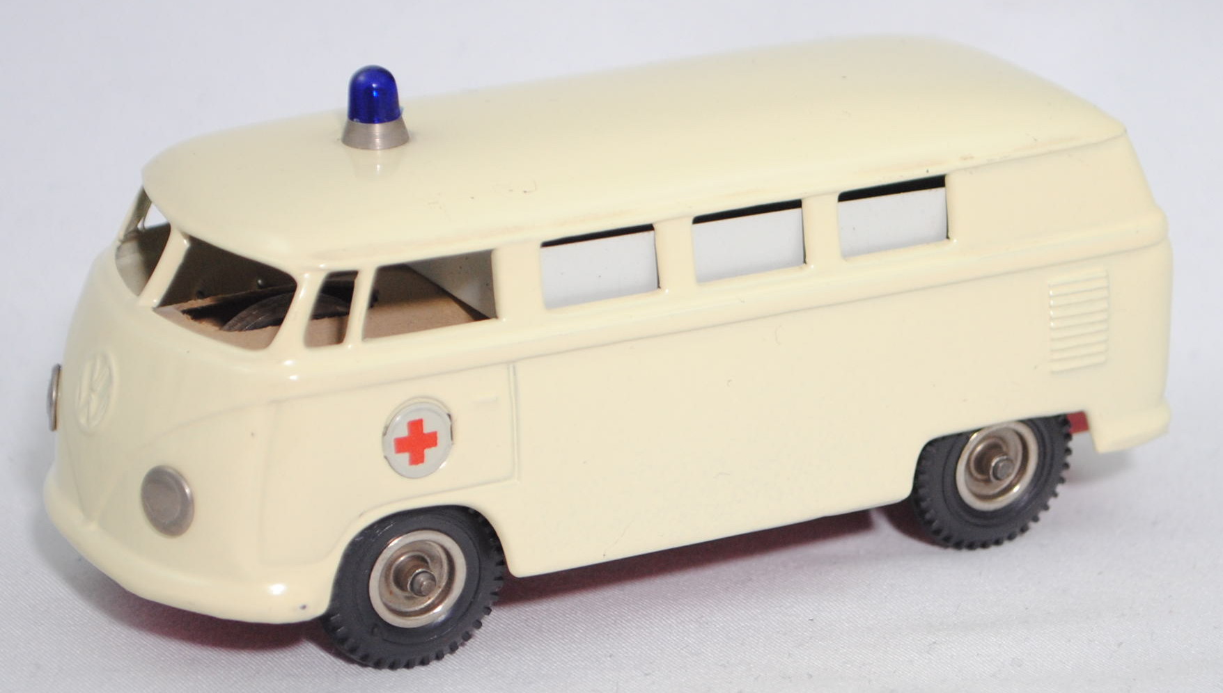 Krankenwagen/Ambulanz Nostalgisches Blechmodell ca 27cm 37818 Bulli VW-Bus