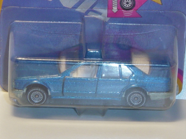 00000 BMW 735i, himmelblaumetallic, innen weiß, Lenkrad weiß, B4, P21