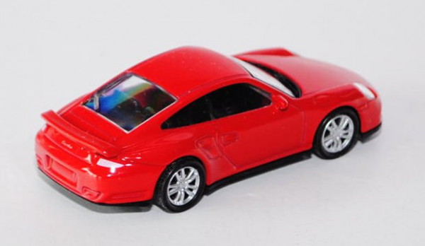 Porsche 911 Turbo, Modell 997, verkehrsrot, innen schwarz, Free Wheel, Unifortune RMZ City, 1:60 (3