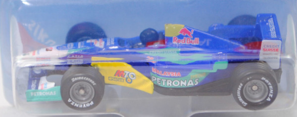 03900 CH Sauber C22 Formel I Rennwagen, Saison 2003, saphirblauer Balken auf Frontflügel, P28a