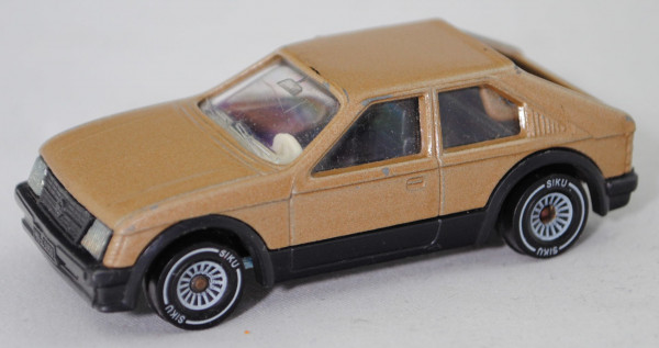 00004 Opel Kadett 1.3 SR (5. Gen., Typ D, Modell 1979-1981), hell-riedbraunmetallic, SIKU, 1:55, vsc