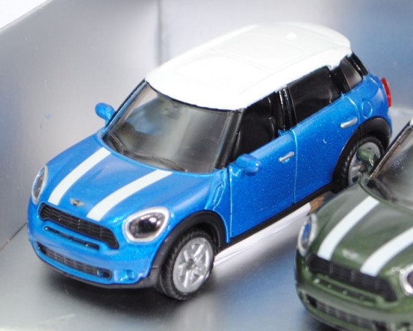 00601 GB MINI Set: Mini Cooper S Countryman (Typ R60, Mod. 10-) (vgl. 1454), blau+grün+rot, limited