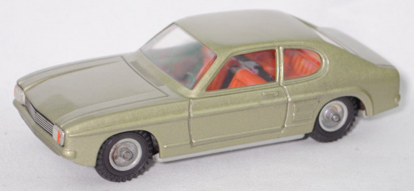 Ford Capri (Typ Capri '69, 1. Gen., Mod. 1969-1972), blass-schilfgrünmet., CKO Kellermann, 1:36, mb