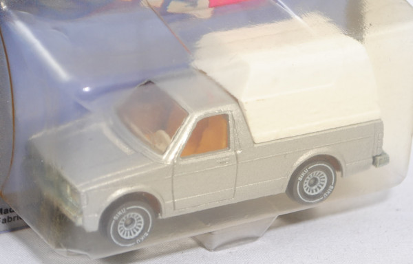 00001 VW Rabbit Pickup (vgl. Caddy I) (Typ 14D, Mod. 79-83), silbergraumetallic, innen signalgelb, L