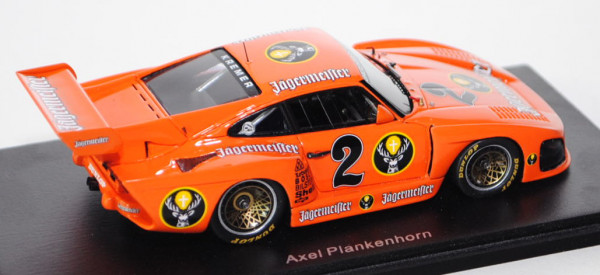 Porsche 935 K3/80, Modell 1976-1981, reinorange, DRM Zolder 1980 (3. Platz), Nr. 2, Fahrer: Axel Pla