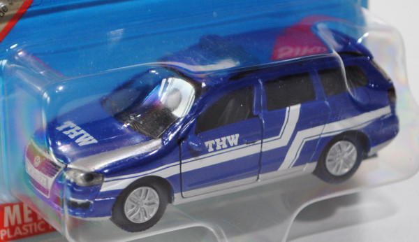 00000 VW Passat Variant 2.0 FSI (B6, Typ 3C, Modell 2005-2010) THW-Einsatzleitwagen, blau, P29d