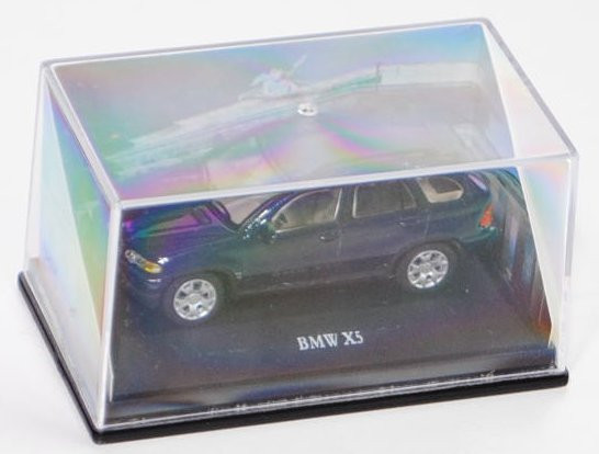 BMW X5, stahlblau, TCM, 1:72, PC-Box