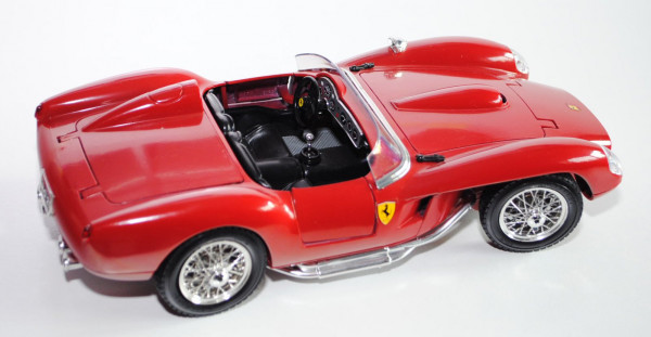 Ferrari 250 Testa Rossa (1957), karminrot, Türen + Motorhaube + Kofferraum zu öffnen, mit Lenkung, B