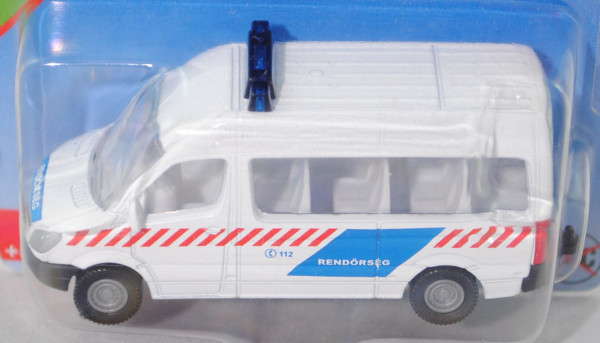 06400 HU Mercedes-Benz Sprinter II (W 906, Mod. 06-13) Police Van, weiß, RENDÖRSÉG, P29e (Limited)