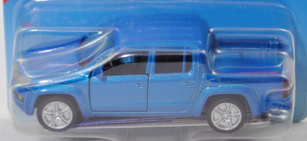 00000 VW Amarok 2.0 TDI DoubleCab (2H, Typ VN817, Mod. 10-12), blaumet., B36a silber, SIKU, P29a