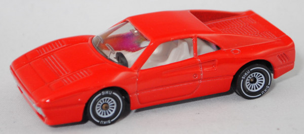 00001 Ferrari 288 GTO (Typ F114, Modell 84-86), rot (vgl. rosso corsa beim Original), SIKU, 1:55, m-