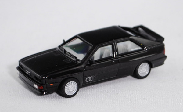 Audi Quattro (B2, Typ 85Q, 1980-1991), havannaschwarz metallic, Herpa, 1:87, mb