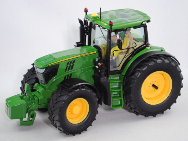 00301 John Deere 6190R Traktor (Modell 2011-2014), grün/schwarz/gelb, 25. LCN 2013, 1:32, Werbebox