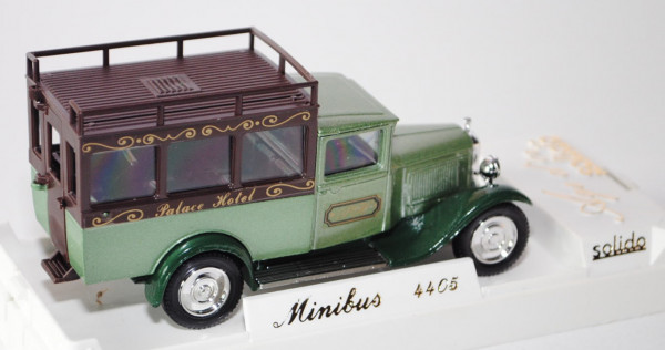 Citroen C4F Minibus 1000 kg, Modell 1930, blaßgrünmetallic/moosgrün/schokoladenbraun, Palace Hotel /