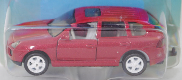 00002 Porsche Cayenne Turbo (Typ 9PA, Mod. 02-06), hell-braunrotmetallic, SIKU, 1:57, P29a vergilbt
